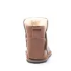 Cizme din piele pentru copii, talpa flexibila, imblanite, maro cognac_RO-106-25-20_Pebebe