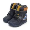 Ghete baieti, piele naturala, captuseala, bleumarin, crocodil, D.D.Step_W071-42421-20_Pebebe