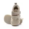 Ghete copii, barefoot, primii pasi, piele naturala, captuseala din blanita, talpa felxibila, crem_RO-22-17-23_Pebebe