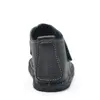 Ghete copii, primii pasi, piele naturala, captuseala textila, talpa felxibila, negru_RO-122-1-18_Pebebe