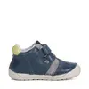 Pantofi copii, piele naturala, barefoot, bleumarin, dragon, D.D. Step_S070-51562A-20_Pebebe