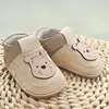 Pantofi barefoot copii, primii pasi, piele naturala, talpa flexibila, grej, ursulet_RO-16-16-21_Pebebe