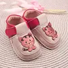 Pantofi barefoot copii, primii pasi, piele naturala, talpa flexibila, roz, pisica_RO-16-11-24_Pebebe