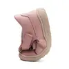 Pantofi D.D.Step copii, barefoot, piele naturala, decupati, primii pași, roz_H077-51734AM-31_Pebebe