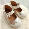 Pantofi din piele naturala, talpa flexibila, decupati, crem, Sara_RO-401-2-18_Pebebe