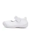 Pantofi fete, piele naturala, decupati, primii pași, alb, D.D. Step_H015-51291C-24_Pebebe