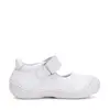 Pantofi fete, piele naturala, decupati, primii pași, alb, D.D. Step_H015-51291C-24_Pebebe