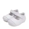 Pantofi fete, piele naturala, decupati, primii pași, alb, D.D. Step_H015-51291C-24_Pebebe