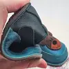 Pantofi primii pasi barefoot copii, piele naturala, talpa flexibila, turcoaz, ursulet_RO-16-10-22_Pebebe