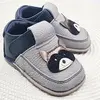 Pantofi primii pasi din piele naturala pentru copii, barefoot, talpa flexibila, model cu raton_RO-16-2-23_Pebebe