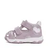 Sandale fete, piele naturala, lila, inimioare, D.D. Step_G064-51872BM-30_Pebebe