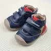 Ghete Baieti Biomecanics, piele naturala, primii pași, sustinere calcai, BioGateo, culoare bleumarin, rosu_251125-A183-18_Pebebe