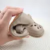 Sandale barefoot copii, piele naturala, primii pasi, talpa flexibila, bej_RO-502-3-22_Pebebe