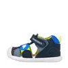 Sandale Biomecanics baieti, talpa flexibila, protectie degete, Biogateo Casual, albastru_252125-A183-19_Pebebe
