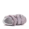 Sandale fete, piele naturala, lila, inimioare, D.D. Step_G064-51872BM-30_Pebebe