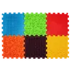 Covoras ortopedic pentru masaj Puzzle "Mix" 6 elemente + 6 triunghiuri_2000000127316_Pebebe