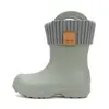 Cizme de ploaie pentru copii, verde uscat, din cauciuc cu interior textil detașabil – D.D.Step_I106-52182-30/31_Pebebe