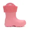 Cizme de ploaie pentru fete, roz, din cauciuc cu interior textil detașabil, brant termic – D.D.Step_I106-52697-30/31_Pebebe