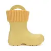 Cizme de ploaie pentru copii, galben, din cauciuc cu interior textil detașabil, brant termic – D.D.Step_I106-52295-30/31_Pebebe