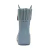Cizme de ploaie pentru copii, albastru fume, din cauciuc cu interior textil detașabil – D.D.Step_I106-52859-30/31_Pebebe