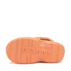Cizme de ploaie pentru copii, portocaliu, din cauciuc cu interior textil detașabil – D.D.Step_I106-52225-30/31_Pebebe