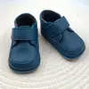 Ghete barefoot copii, din piele naturala cu scai, captuseala textila si talpa din cauciuc, bleumarin_RO-17-16-18_Pebebe