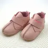Ghete copii, primii pasi, piele naturala, captuseala textila, talpa felxibila, roz_RO-122-4-19_Pebebe
