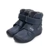 Ghete cu supinatie pentru copii, piele naturala, talpa ferma, captuseala blana ecologica, bleumarin, Ponte20_DA07-5-2292M-28_Pebebe