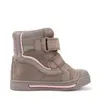 Ghete cu supinatie Ponte20 fete, impermeabile, piele naturala, captuseala textila, maro deschis cu roz_DA06-5-2883C-22_Pebebe