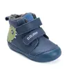 Ghete D.D.Step baieti, piele naturala, imblanite, albastru, dinozaur_W066-52525A-20_Pebebe