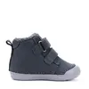Ghete D.D.Step baieti, piele naturala, imblanite, bleumarin, dinozaur_W066-52525-20_Pebebe