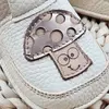 Pantofi barefoot copii primii pași din piele naturală cu talpă flexibilă – crem cu model cipercă_RO-16-24-21_Pebebe