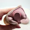Pantofi barefoot copii primii pași din piele naturală cu talpă flexibilă – roz cu model ciupercuță_RO-16-21-18_Pebebe