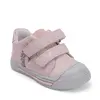 Pantofi copii cu supinatie, piele naturala, talpa ferma, roz deschis cu inimioare, Ponte20_DA03-5-2626A-27_Pebebe