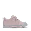 Pantofi copii cu supinatie, piele naturala, talpa ferma, roz deschis cu inimioare, Ponte20_DA03-5-2626A-27_Pebebe