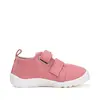 Pantofi copii de interior din material textil, barefoot, talpa flexibila, roz cu norisor, D.D Step_C086-52318M-30_Pebebe