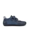 Pantofi din piele naturala pentru copii, barefoot, talpa flexibila, bleumarin, D.D.Step_S063-52548M-29_Pebebe