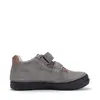 Pantofi din piele naturala, talpa flexibila, D.D Step fete, gri sidef cu inimioare_S040-52547M-25_Pebebe