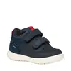 Pantofi Geox baieti, piele naturala si material textil,  brant antibacterian, Geox Respira, Hyroo baby, bleumarin_B365EA-032FU-C0735-23_Pebebe