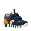 Pantofi Geox baieti, piele naturala,  brant antibacterian, Geox Respira, Iupidoo, bleumarin rosu_B3555D-05422-C4244-20_Pebebe