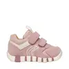 Pantofi Geox fete, piele naturala,  brant antibacterian, Geox Respira, Iupidoo, roz pudra_B3558C-05422-C8047-21_Pebebe