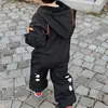 Salopeta softshell negru baieti – impermeabila, rezistentă la vant | YLIR_5000219000810_Pebebe