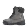Ghete îmblănite D.D Step, înalte, piele naturală, gri sidef_W056-52456CM-26_Pebebe