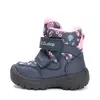 Ghete impermeabile D.D Step, captuseala din blana, Aqua-Tex, bleumarin cu print roz_P081-52616A-25_Pebebe