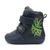 Ghete inalte din piele naturala pentru baieti, D.D.Step, imblanite, bleumarin, desen cos baschet_W071-52577B-20_Pebebe