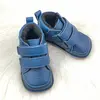 Ghete copii, barefoot, primii pasi, piele naturala, captuseala din blanita, talpa felxibila, bleumarin_RO-22-18-22_Pebebe