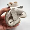 Cizme din piele pentru copii, barefoot, primii pasi, talpa flexibila, imblanite, crem_RO-106-14-22_Pebebe