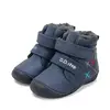 Ghete D.D Step baieti, piele naturala, talpa flexibila, imblanite, albastru cu avioane_W015-52347A-24_Pebebe