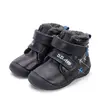 Ghete D.D Step baieti, piele naturala, talpa flexibila, imblanite, bleumarin cu avioane_W015-52347-24_Pebebe