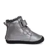 Ghete D.D Step fete, Barefoot, piele naturala, captuseala din blana, gri, emblema cu veverita_W070-52214A-25_Pebebe